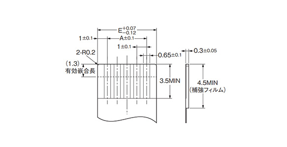 Rotary Backlock Type (0.5-mm pitch double contact type) XF2M: related images