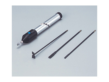 · Power supply: AA batteries × 2 · Shaft size: shaft / ø3 (diameter 3 mm), tip / ø8 (diameter 8 mm), total length / 115 mm · Shaft materials: shaft /stainless steel (SUS304 fluororesin coating), tip / PCTFE (fluororesin) · Accessories: stirring rod types 1, 2, 3 included *Generator shaft for 1.5 mL microtubes not included.