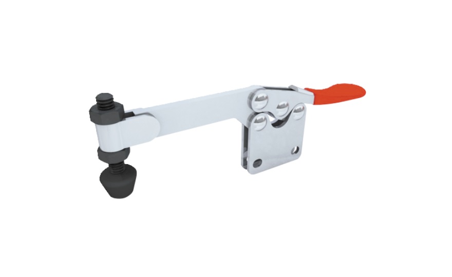 Toggle Clamp - Horizontal - Solid Arm (Straight Base) GH-201-BSI 