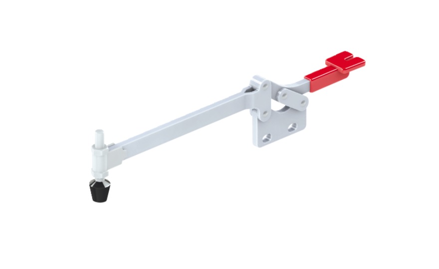 Long Solid-Bar Toggle Clamp, Horizontal, with Straight Base, GH-22200 