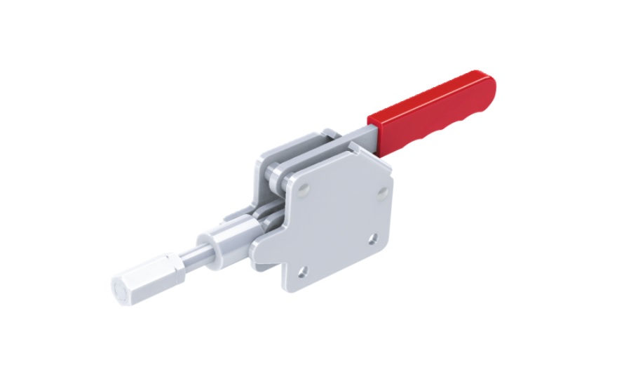 Toggle Clamp - Push-Pull - Straight Base, Stroke 23 mm, Straight Handle, GH-30292M