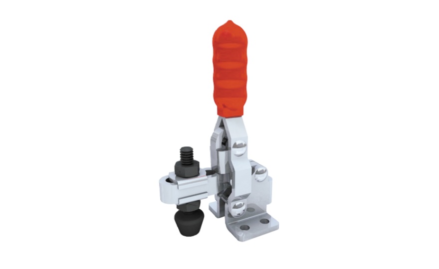 Toggle Clamp - Vertical Handle - U-Shaped Arm (Flanged Base) GH-12050-U/GH-12050-USS 