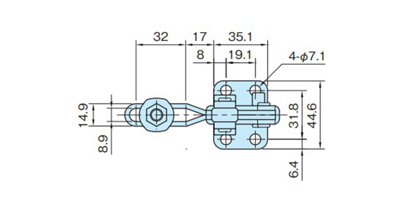 立型トグルクランプ ST-VTC207:関連画像
