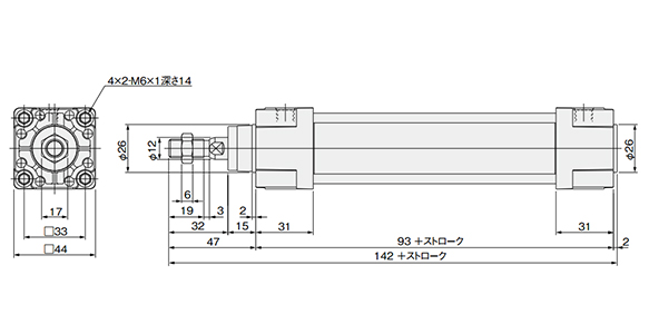 Drive equipment standard cylinder Dyna-cylinder series | KOGANEI ...