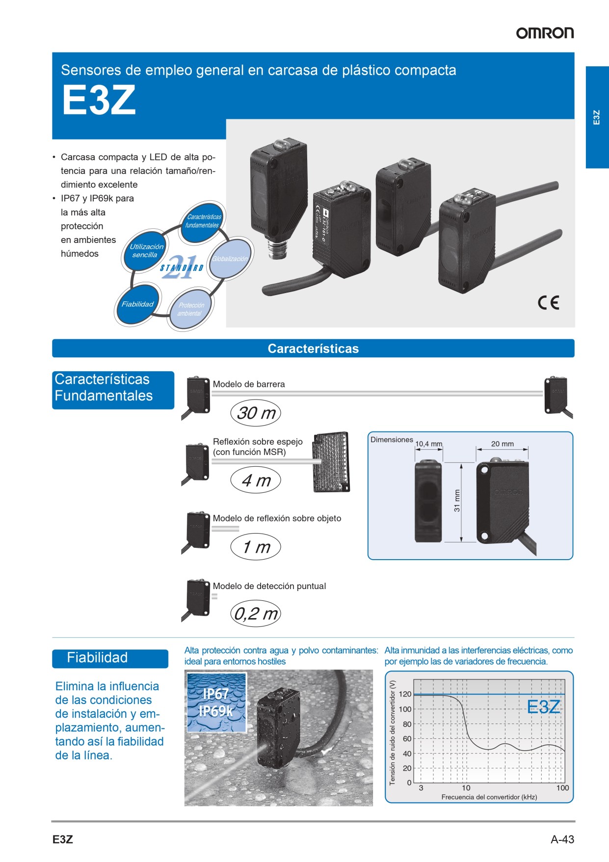 E3Z Photoelectric Sensor Catalog Page