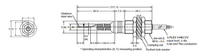 Tactile switch D5B Outline drawing 10