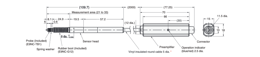 Smart contact sensor (discrimination type) [E9NC-T] External view 4