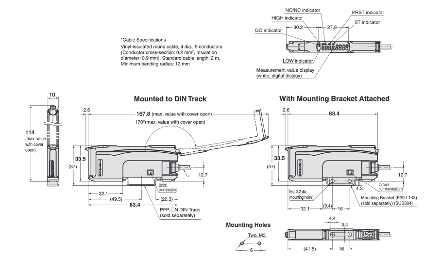 Smart contact sensor (discrimination type) [E9NC-T] External view 9