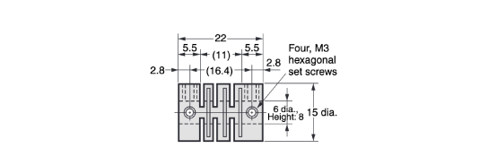 Coupling E69 E69-C06B Outline drawing