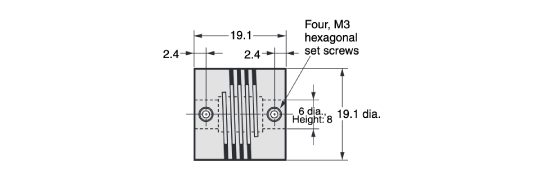 Coupling E69 E69-C06M Outline drawing