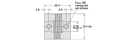 Coupling E69 E69-C10M Outline drawing