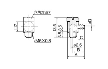 Barb Elbow For Nylon Tubes M-5ALHN-4, -6 - Barb Elbow For Soft Tubes M-5ALHU-3, -4, -6: related images