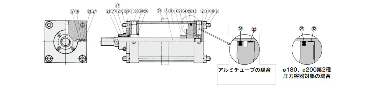 Non-lube type diagram