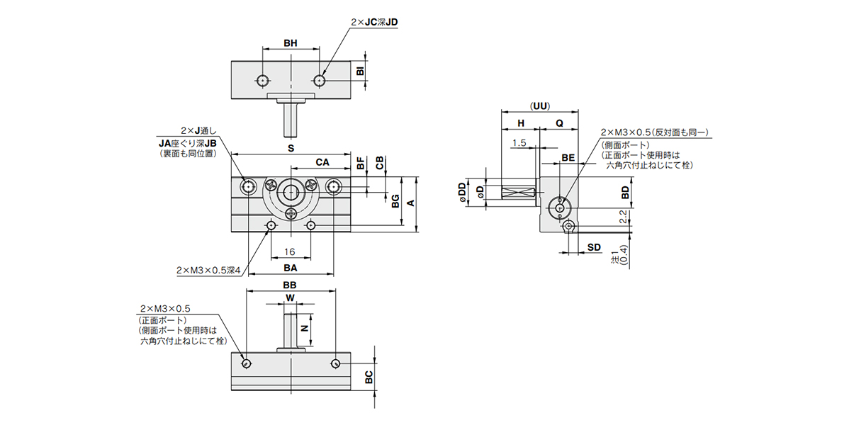 Mini Rotary Actuator CRJ Series | SMC | MISUMI Thailand