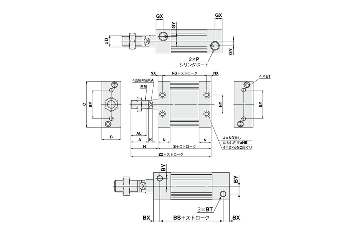 MDUB32-30DZ-A93LS | Plate Cylinder