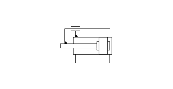 Free Mount Cylinder, Non-Rotating Rod Type, Double Acting, Single Rod ...