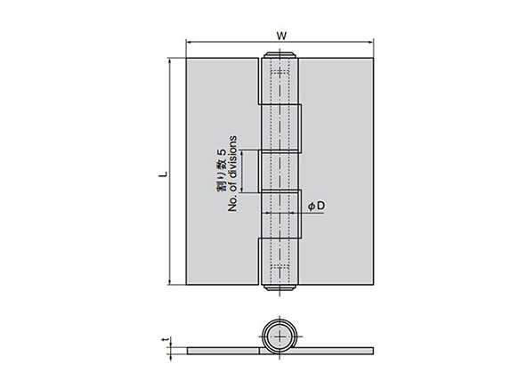 Stainless Steel Butt Hinge For Heavy-Duty Use B-1001: related images