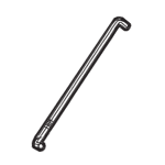 ประแจหกเหลี่ยมแบบคอสั้น (Short Neck Hex Wrench)