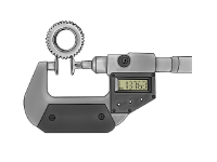 ไมโครมิเตอร์แบบปากจาน (Disk Micrometer)