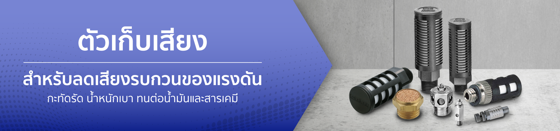 ตัวเก็บเสียง ใช้ลดเสียงรบกวนของแรงดัน