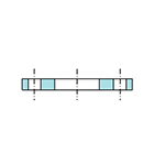 หน้าแปลนท่อ สเตนเลส , หน้าแปลน แผ่นเพลท เชื่อมแบบสลิปออน, หน้า ยก JIS10KSUSF304