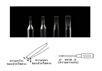 ไขควงปากแบน