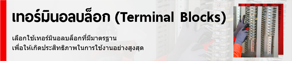 ชนิดหัวสกรู Interface Terminal Blocks