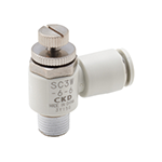 Speed Control Valve Elbow Type with Push-in Joint SC3W Series