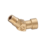 Screw Fitting 45-Degree Female/Male Elbow