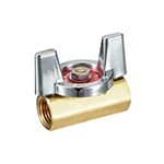 Brass Ball Valve BBS Series Butterfly Handle Type