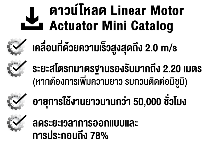 Linear Motor Actuator รุ่น Economy Series