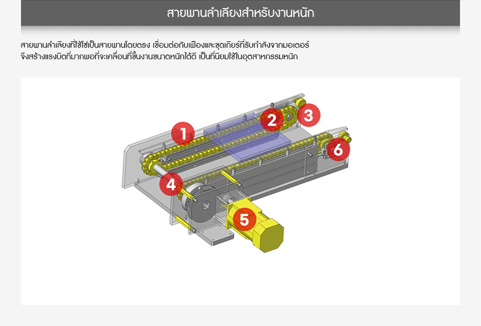 อุปกรณ์โซ่ลำเลียง