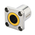 Square Flanged Linear Bushings, Single / Double / Opposite Counterbored Hole