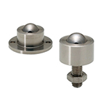 Ball Rollers Nut Fixed, Stainless Steel, Flange Mounting Type