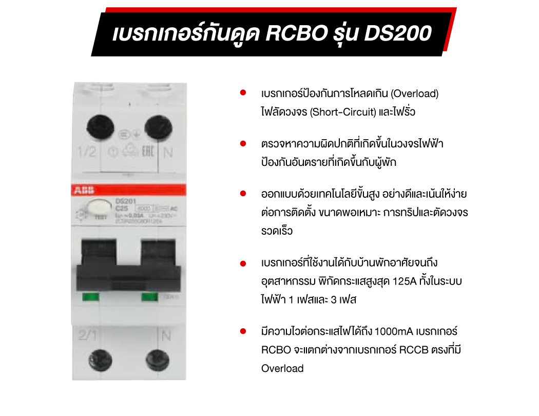 RCD รุ่น DS200