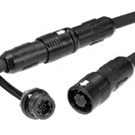 Miniature, Round, Waterproof Plastic Connector (Push-Pull Lock Type) - HR30 Series