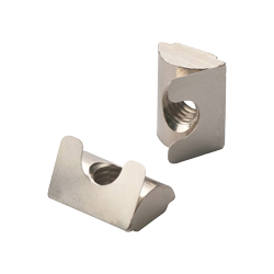 Special Rear-Loaded Shrapnel Nut for European Standard Aluminum Profiles with Groove Width of 10 mm