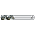 Carbide End Mills 3 Flutes Short for Copper and Aluminum Alloys