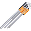 "Short-Neck 100° Long Ball-Point Hex Wrench" (with Catcher Ball)