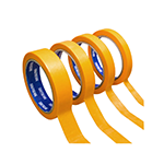 มาสกิ้งเทป สีเหลือง กว้าง 12,15,18 และ 24 มม. ยาว 30 ม.