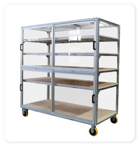 ตัวอย่างงานอลูมิเนียมเฟรมที่ได้รับการออกแบบและประกอบงาน