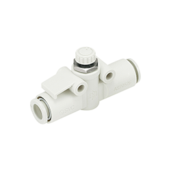 Speed Controller With Single-Action Fittings Inline Type AS Series