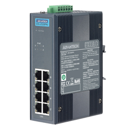 8-Port Unmanaged PoE Switch For Industrial Use, Wide Temperature