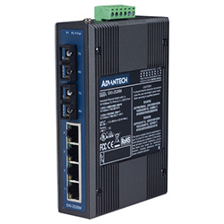 4 + 2 100FX Single-Mode Unmanaged Ethernet Switch For Industrial Use