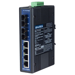 Ethernet Switch With 4-Port 100Base-FX + 2-Port SC