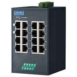 16FE Entry Managed Ethernet Switch For Industrial Use, PROFINET
