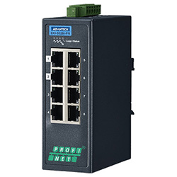 8FE Entry Managed Ethernet Switch For Industrial Use, PROFINET, Wide Temperature