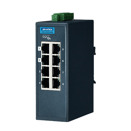 8FE Entry Managed Ethernet Switch For Industrial Use, Modbus/TCP