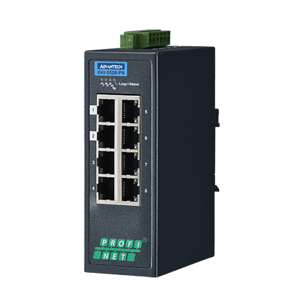 8FE Entry Managed Ethernet Switch For Industrial Use, PROFINET