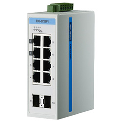 8-Port + SFP 2-Port Gigabit Entry Managed Ethernet Switch For Industrial Use, Wide Temperature